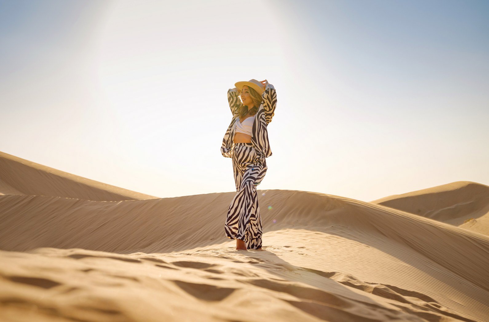 Sunset photography at Jaisalmer dunes