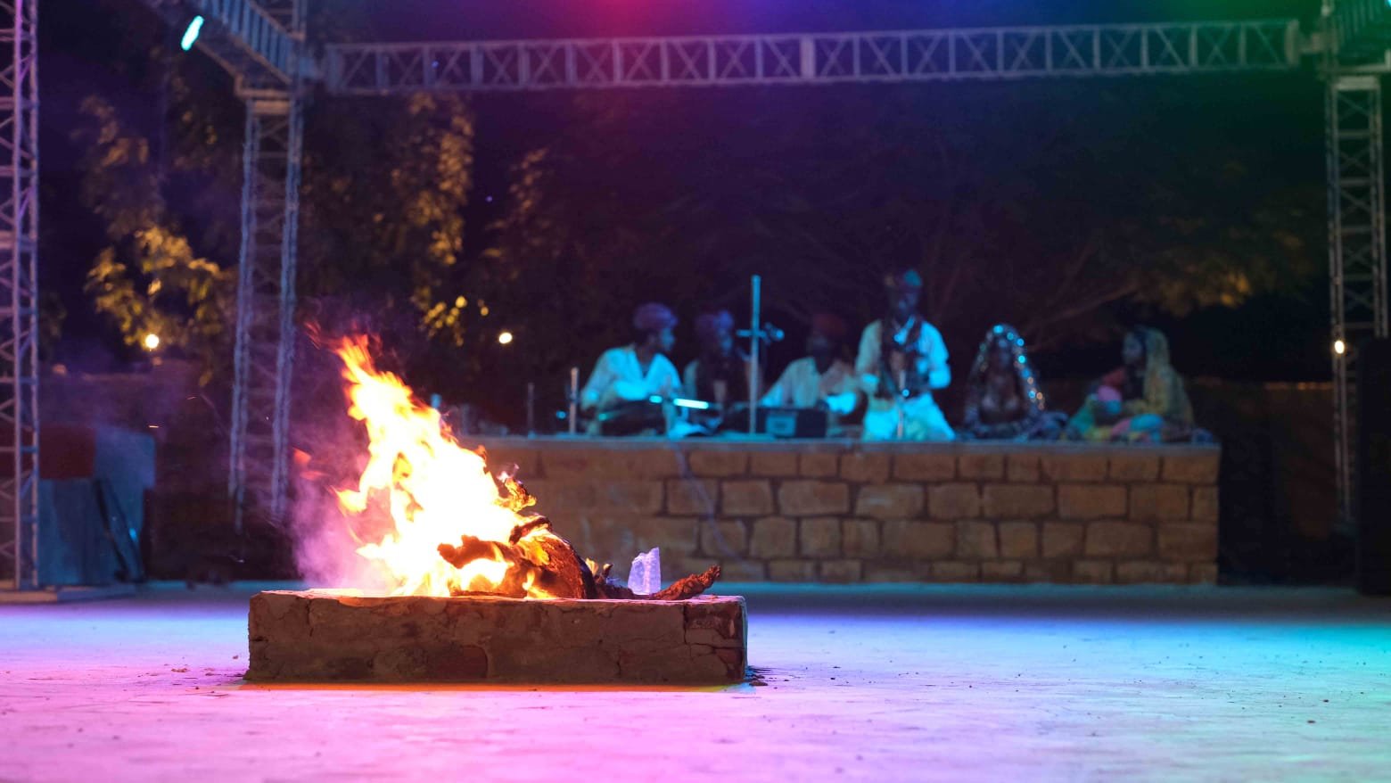 Resort accommodation near the Jaisalmer desert