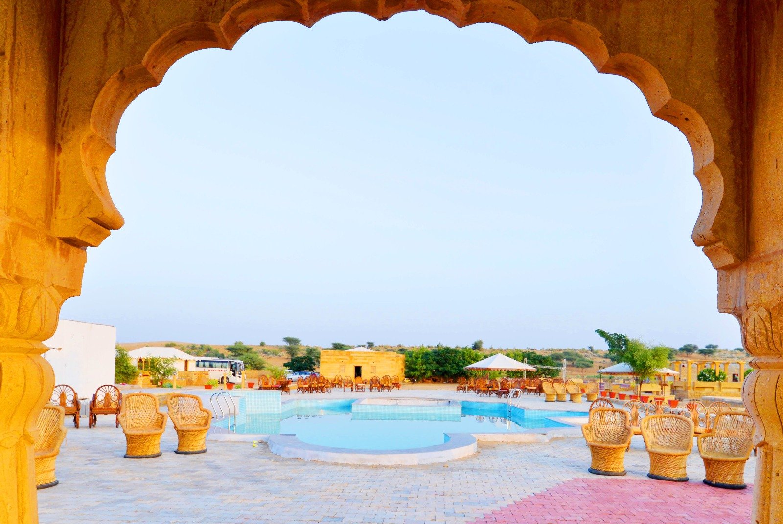 Luxury desert resort accommodation in Jaisalmer