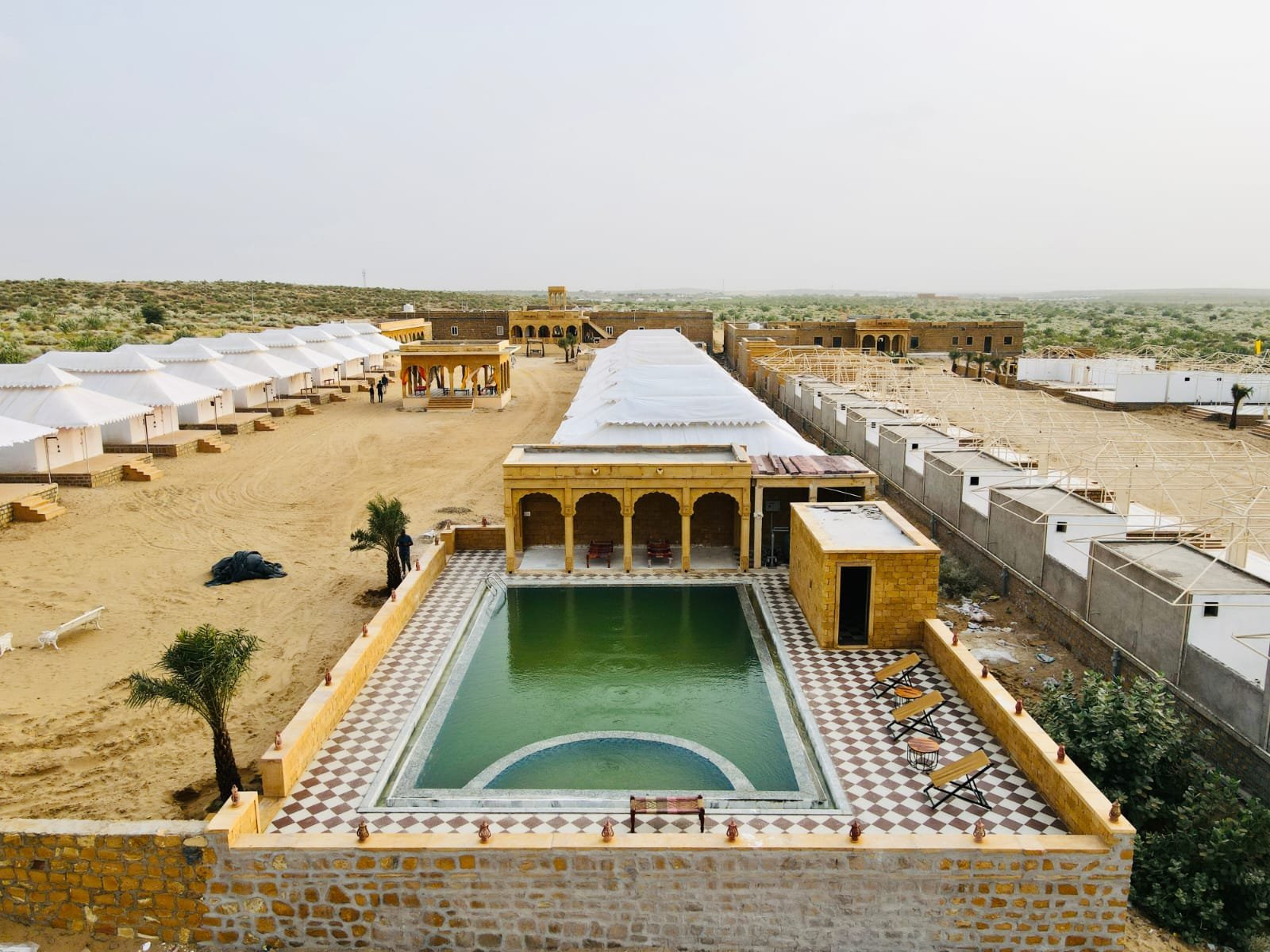 Mayara Desert Camp in Jaisalmer with swimming pool