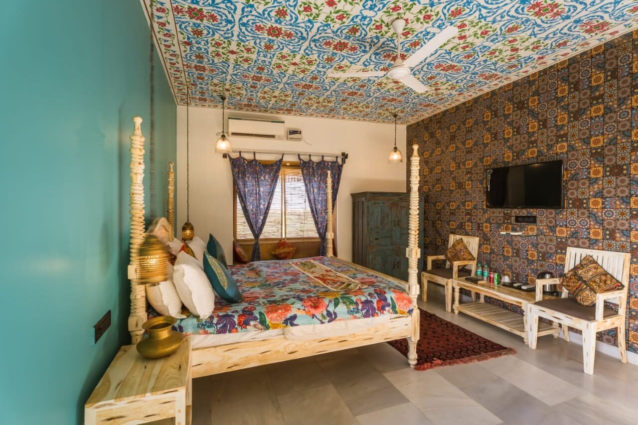 Heritage-style room at Hotel Heritage House Jaisalmer