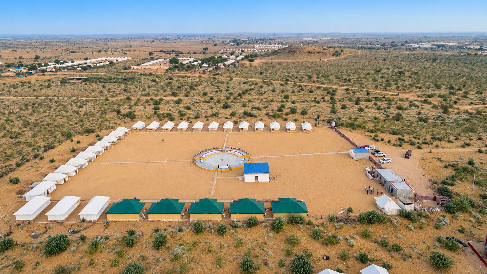 Luxury desert camp in Jaisalmer at Dangri