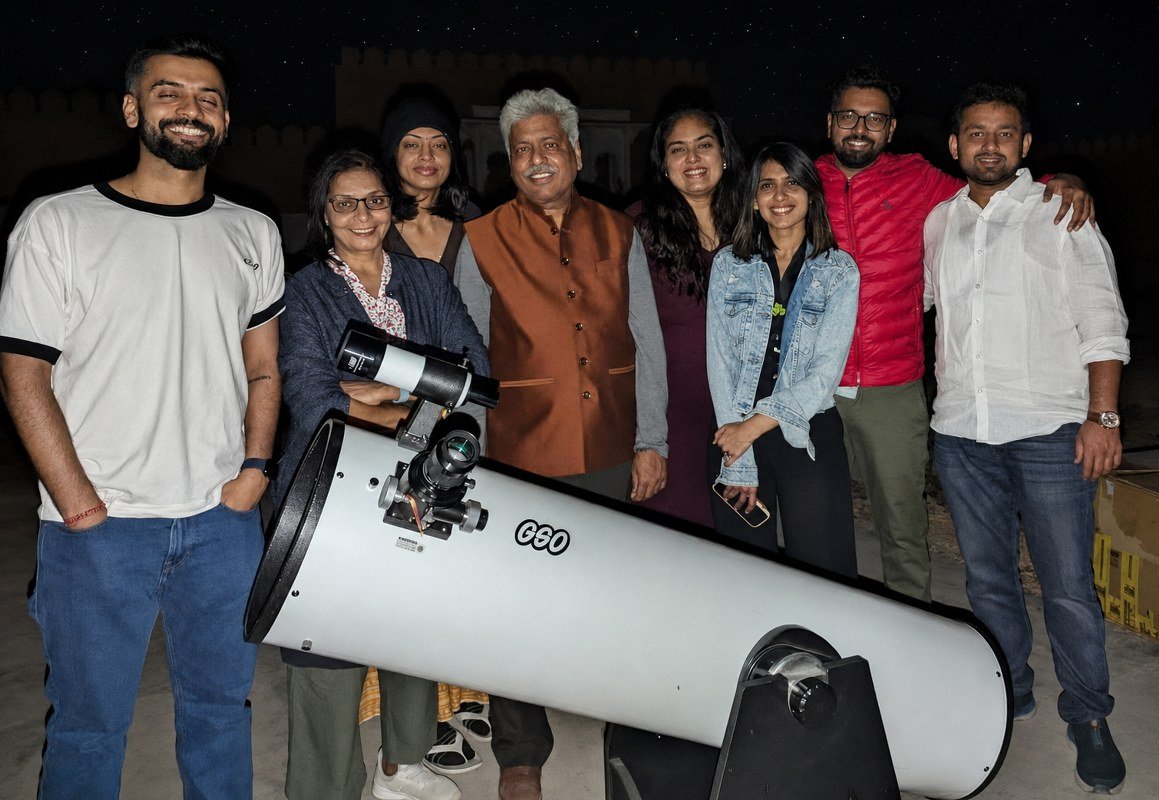 Private stargazing event in Jaisalmer