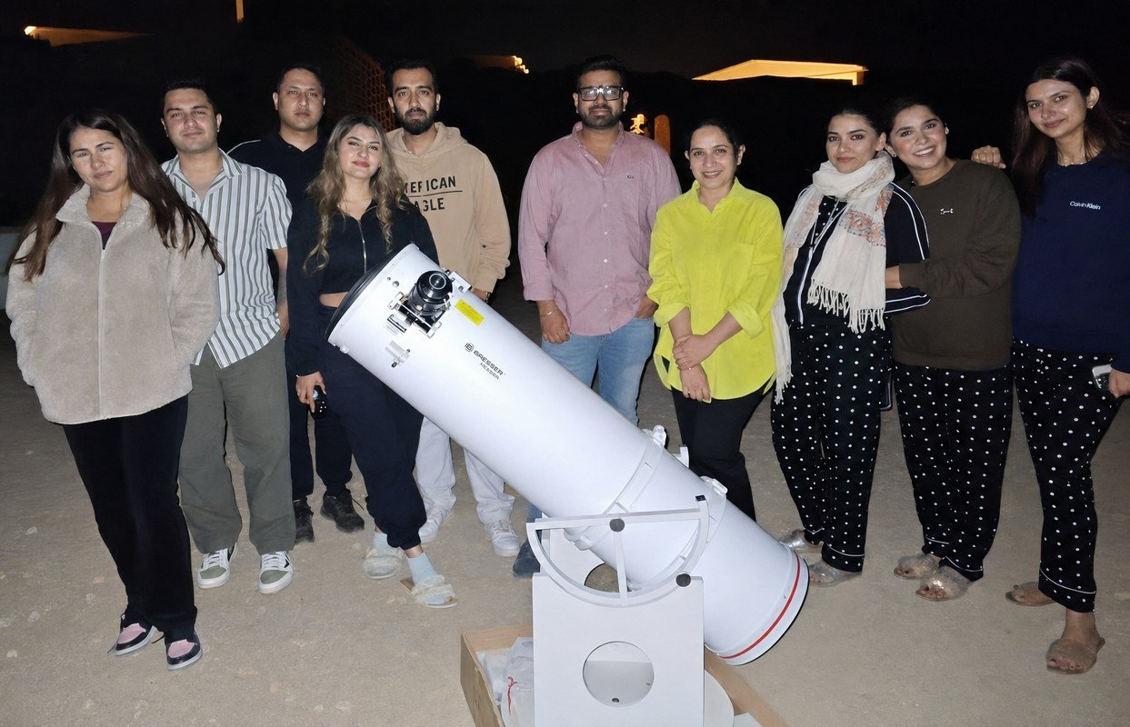 Stargazing near Sam Sand Dunes Jaisalmer