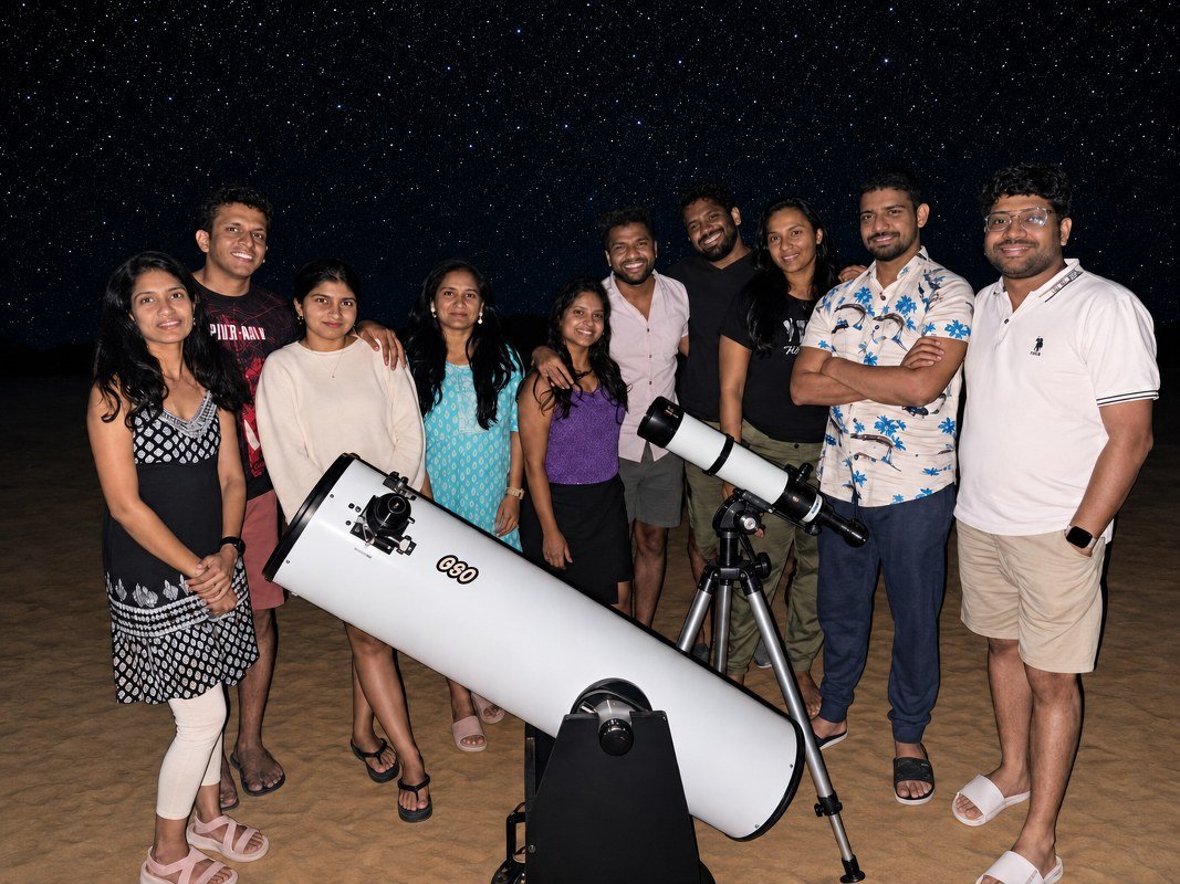 Thar Desert stargazing and astrophotography setting